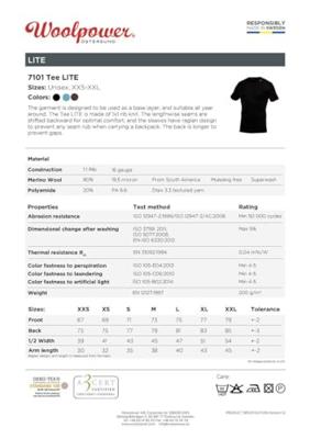 Woolpower Woolpower | Lite | Uniseks T-shirt