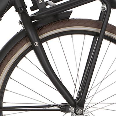 Cortina voorvork 26 u4 meisjes rb jet black matt