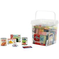 Grote opbergdoos bekleed met dummy foodboxen met bekende merken en in het Frans - Klein - 7210 - thumbnail