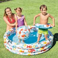 Intex 59469NP Ananas Opblaasbaar Zwembad Set - thumbnail