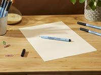 Viltstift Staedtler Lumocolor 305 non permanent correctable F zwart | 10 stuks - thumbnail