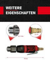 KS Tools 515.5520 3/8 SlimPOWER mini-pneumatische staafboormachine, 7000 omw/min. - thumbnail