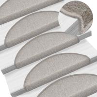 Trapmatten 15 st 65x24x4 cm Taupe Halfrond Groot - thumbnail