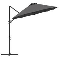 Tuin Cantilever Parasol met slot Antraciet 372 x 198 x 253 cm - thumbnail