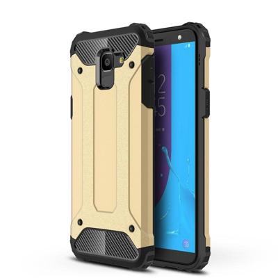 Full-Body robuuste TPU + PC combinatie Case voor Galaxy J6 2018 (EU versie) (goud) Full-Body robuuste TPU + PC combinatie Case voor Galaxy J6 2018 (EU versie) (goud)