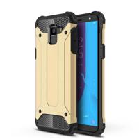 Full-Body robuuste TPU + PC combinatie Case voor Galaxy J6 2018 (EU versie) (goud) - thumbnail
