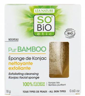 So Bio Etic Bamboo konjac sponge 1 Stuks