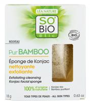 Bamboo konjac sponge 1 Stuks - thumbnail
