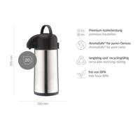 alfi 837205250 Thermoscontainer RVS, Zwart 2.5 l 837205250 - thumbnail