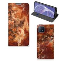 OPPO A73 5G | Standcase | Marmer Bruin - thumbnail