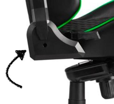 Razer TAROK Right plastic Seat Cover (included on seat)