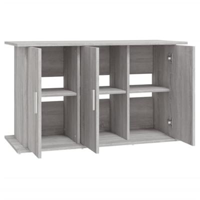 Aquariumstandaard 101x41x58 cm bewerkt hout grijs sonoma eiken - thumbnail