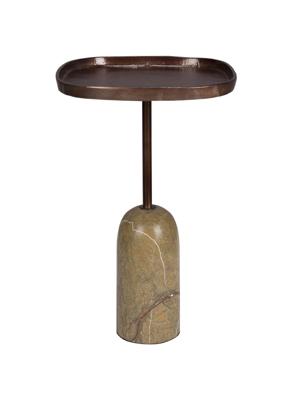Dutchbone Bijzettafel 'Rimo' Marmer, 35 x 35cm
