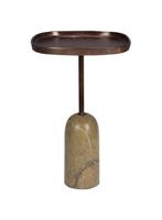 Dutchbone Bijzettafel 'Rimo' Marmer, 35 x 35cm - thumbnail