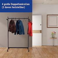 Maul Staande kapstok 9424190 MAULsamba Aantal haken: 10 (b x h x d) 115.5 x 172.5 x 50.8 cm Metaal Zwart 1 stuk(s) - thumbnail