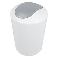 Afvalemmer Differnz Paris 8 Liter Swing Wit Differnz - thumbnail