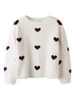 Name it winter sweater meisjes - wit - regular fit, gebreid - NkfOna - thumbnail