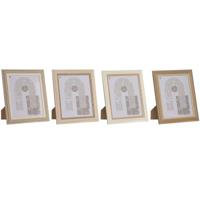 Fotolijsten Home ESPRIT Kristal Hout MDF Scandinavisch 23 x 2,8 x 28 cm (4 Stuks) - thumbnail