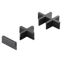 Rittal AX 2582.200 2582200 Flensplaat Kunststof Zwart 5 stuk(s) - thumbnail