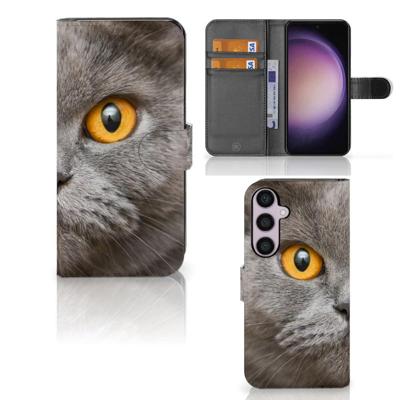 Telefoonhoesje | Met pasjeshouder | Samsung Galaxy S24 Plus Britse Korthaar