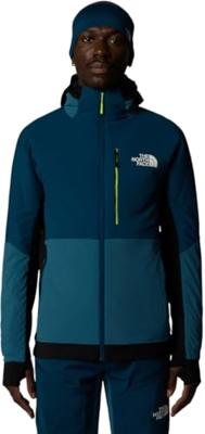 The North Face Binntal Hybrid Ventrix Hoodie Fleece Heren Mallard Blue - Midnight Petrol - TNF Black M