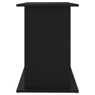 Aquariumstandaard 101x41x58 cm bewerkt hout zwart