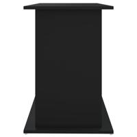 Aquariumstandaard 101x41x58 cm bewerkt hout zwart - thumbnail