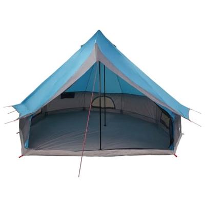 Familie Tipi Tent met dak Blauw en Grijs 400 x 346 x 250 cm