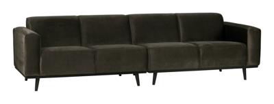 WOOOD Bank 'Statement' 4-zits, Velvet kleur Groen