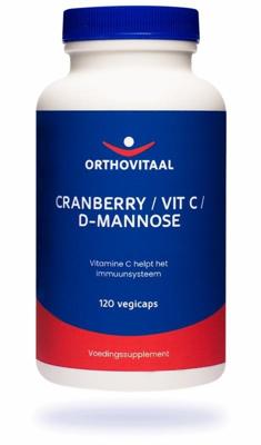 OrthoVitaal Cranberry / vitamine C / D-Mannose 120 Vegetarische capsules