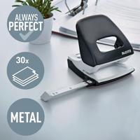 Leitz NeXXt WOW perforator, 30 blad, zwart - thumbnail