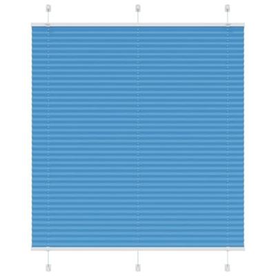 Pliss rolgordijn 115x100cm stofbreedte 114,4cm polyester blauw - thumbnail