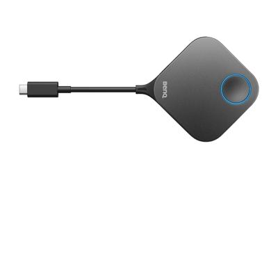 BenQ WDC10C InstaShow Wireless presentatiesysteem (met USB-C, Thunderbolt 3, Plug & Play, met één druk op de knop presentaties starten, zonder software installatie, met hoge veiligheid)