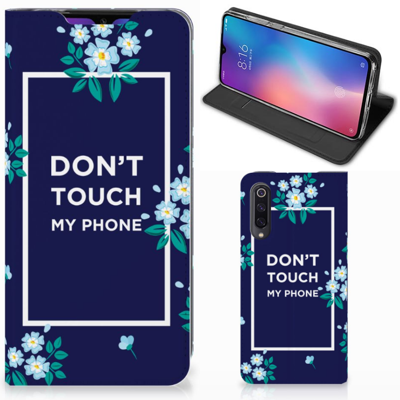 Xiaomi Mi 9 Design Case Flowers Blue DTMP