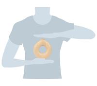 Figuur Décopatch vaas ring 21x21x23cm - thumbnail