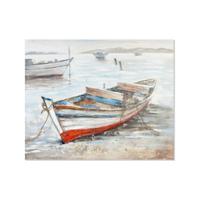Schilderij Home ESPRIT Boot Mediterrane 150 x 4 x 120,5 cm - thumbnail