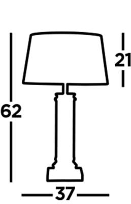 Searchlight Pedestal - EU5141BK