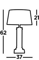 Searchlight Pedestal - EU5141BK - thumbnail