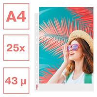 Esselte Colour&apos;Breeze geperforeerde showtas, ft A4, 43 micron, gekorreld, pak van 25 stuks - thumbnail