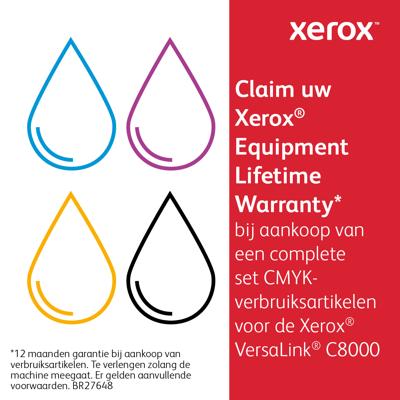 Xerox Toner Origineel Cyaan 16500 bladzijden VersaLink C8000 106R04050 Xerox Toner Origineel Cyaan 16500 bladzijden VersaLink C8000 106R04050
