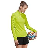 adidas Entrada 22 Trainingstrui 1/4-Zip Dames Lichtgroen Wit - thumbnail
