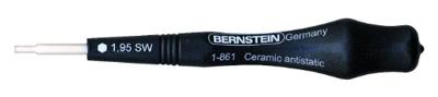 Afregelschroevendraaier met keramische kling, zeskantig, 1,95 mm SW Bernstein Tools for Electronics 1-861