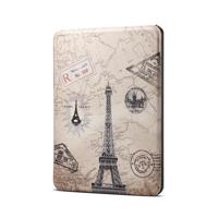 Eiffel Tower Pattern Horizontal Flip PU Leather Protective Case for Amazon Kindle 2019 with Sleep & Wake-up Funtion - thumbnail