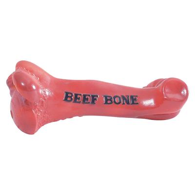 Beeztees runderkluif - hondenspeelgoed - vinyl - klein - 16 cm Beeztees runderkluif - hondenspeelgoed - vinyl - klein - 16 cm