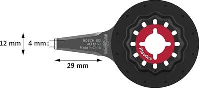 Bosch Accessories 2608669124 2608669124 Multitool 4 mm 1 stuk(s) Bosch Accessories 2608669124 2608669124 Multitool 4 mm 1 stuk(s)