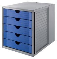 HAN SYSTEMBOX KARMA 14508-16 Ladebox Grijs DIN A4, DIN C4 Aantal lades: 5 - thumbnail