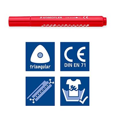 Staedtler Viltstift Noris 328 JUMBO, 12 stiften