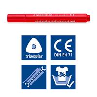 Staedtler Viltstift Noris 328 JUMBO, 12 stiften - thumbnail