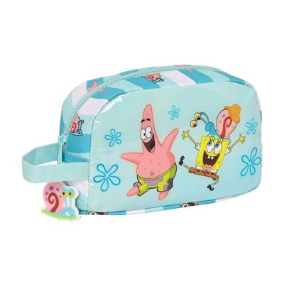 Thermische Snacktas Spongebob Stay positive Blauw Wit (21.5 x 12 x 6.5 cm)