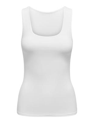 Only Onlea S/l 2-ways Fit Top Jrs Noos Tops En Singlets Bright White